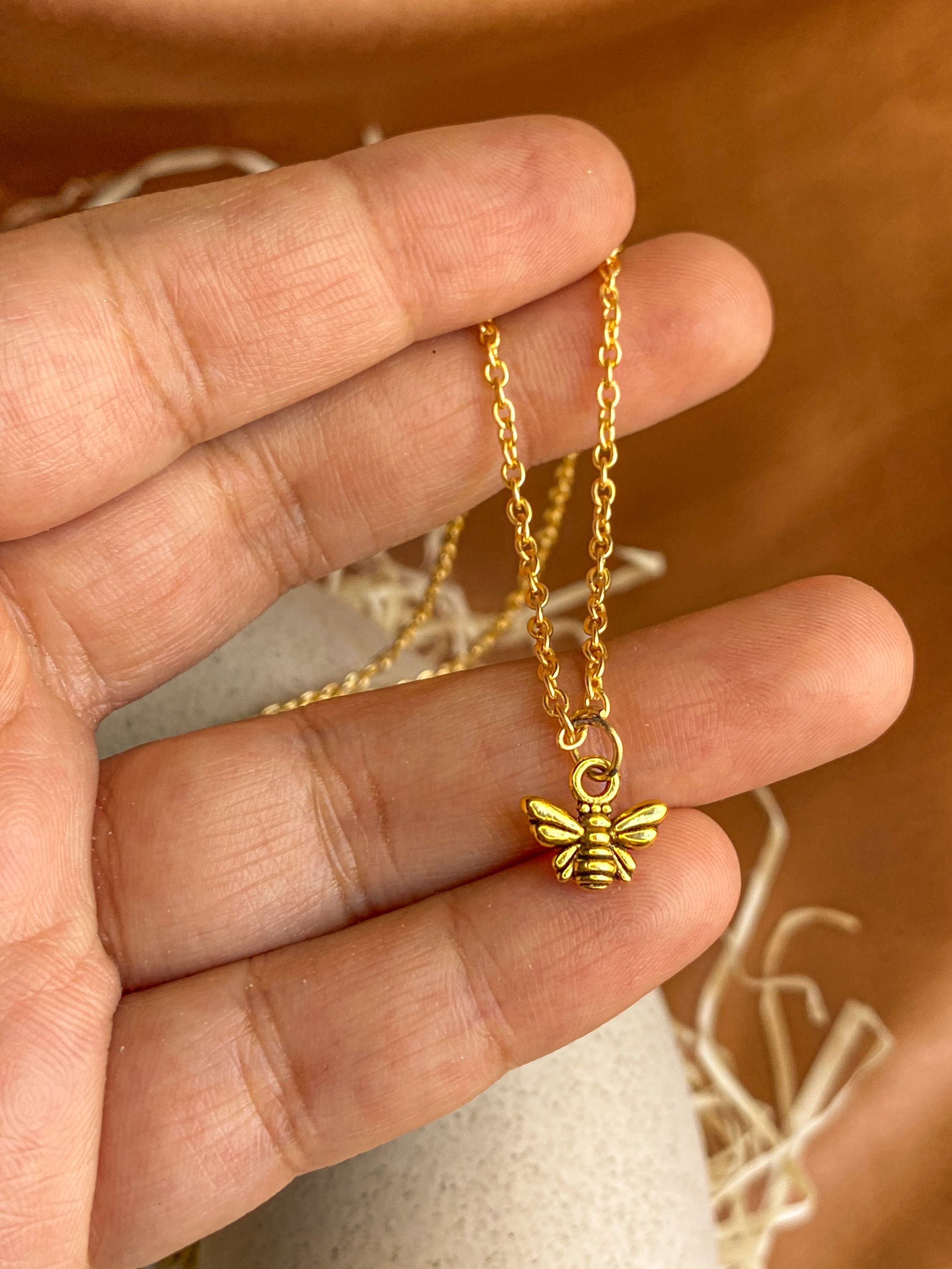 Bee on sale gold charm