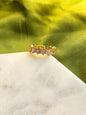 Baby Pink Sapphire Adjustable Golden Ring