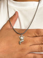 Wolf Pendant Pendant With German Silver Chain