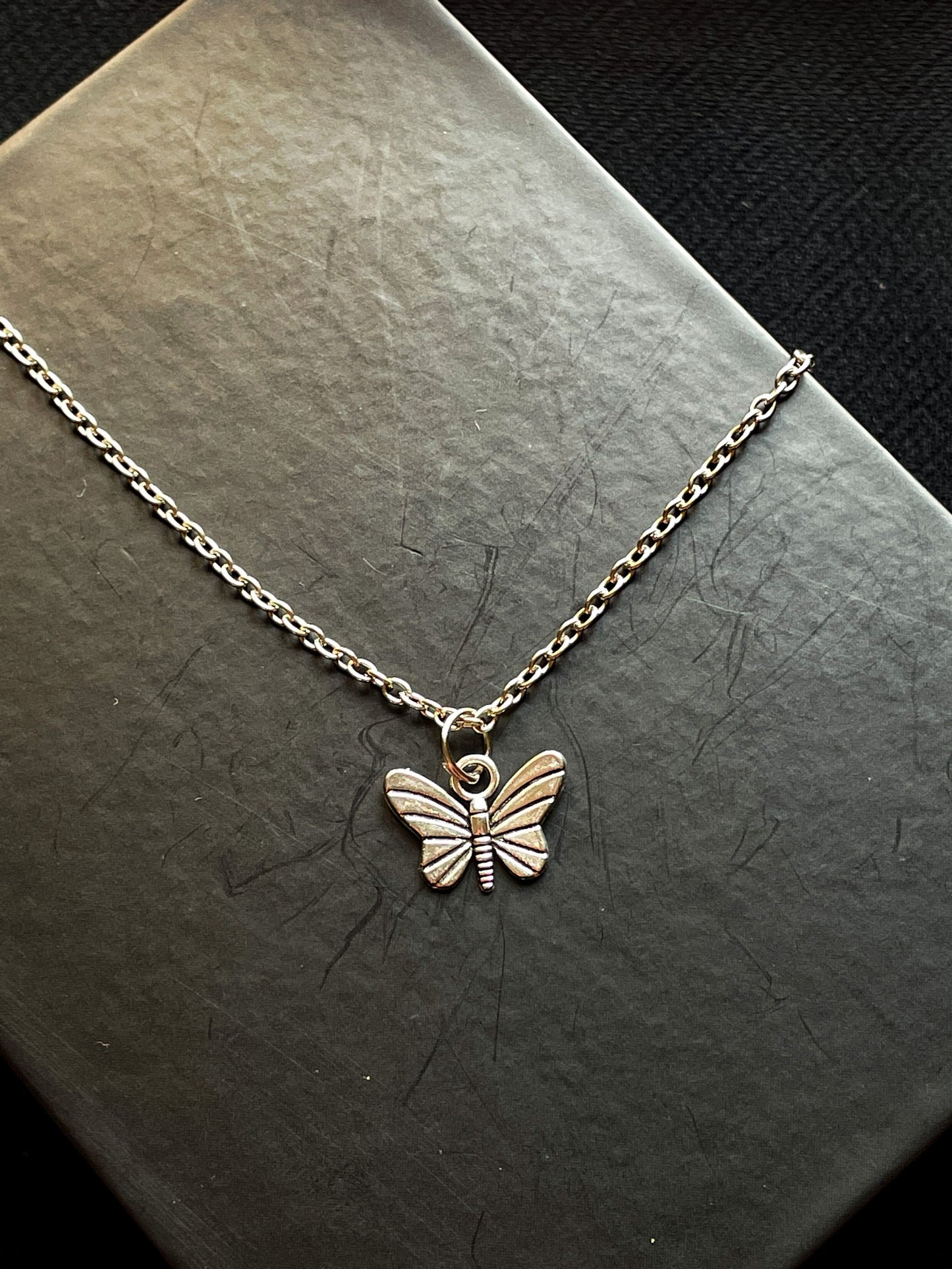 "The Butterfly Effect" Silver Pendant With Chain