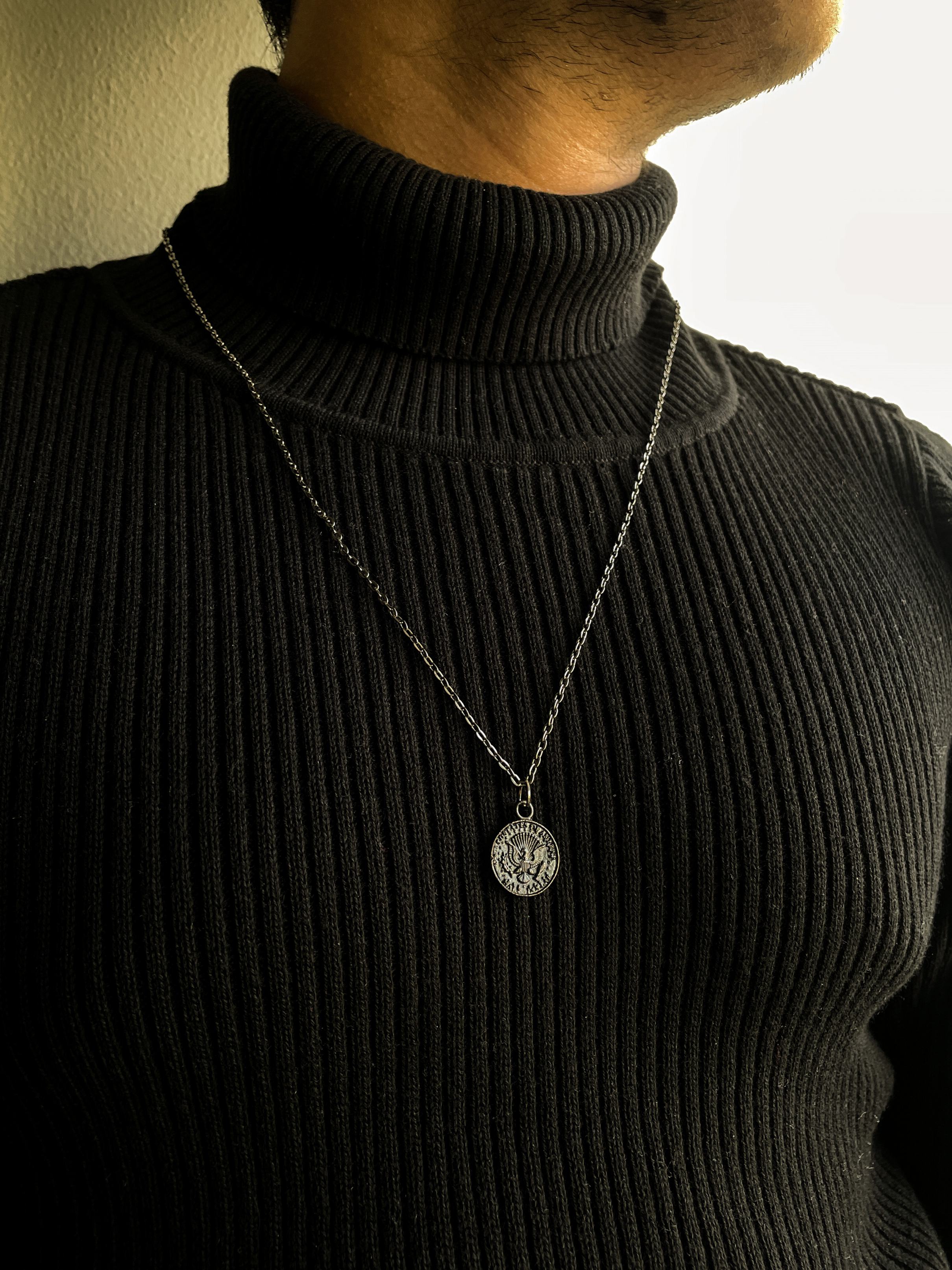 Engraved Bar Name Necklace in Silver - Black Cord Necklace by Talisa