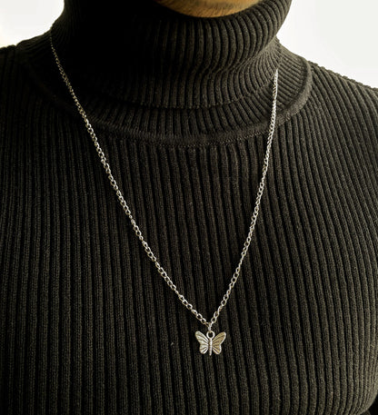 The Butterfly Effect Silver Slim Link Necklace