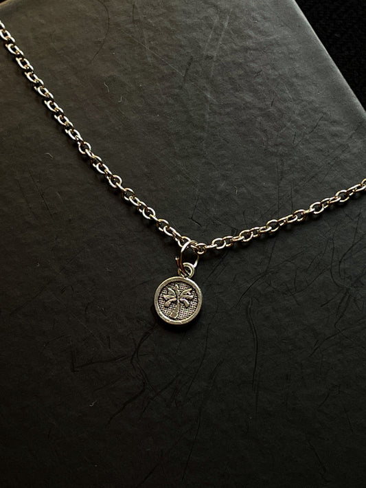 Miami Coin Silver Pendant With Chain | Paid Orders Only