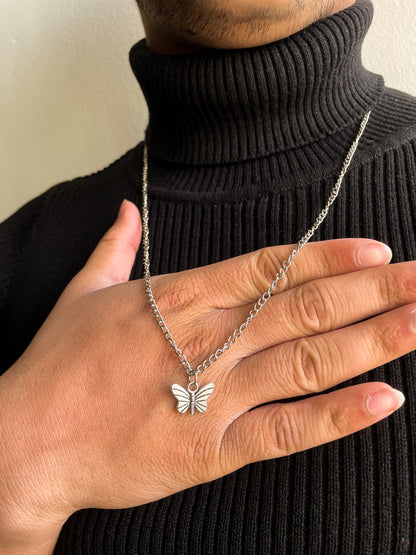 The Butterfly Effect Silver Slim Link Necklace